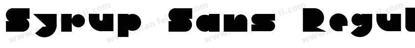 Syrup Sans Regular字体转换